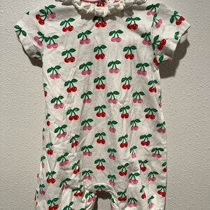 Cherry Print Baby Romper